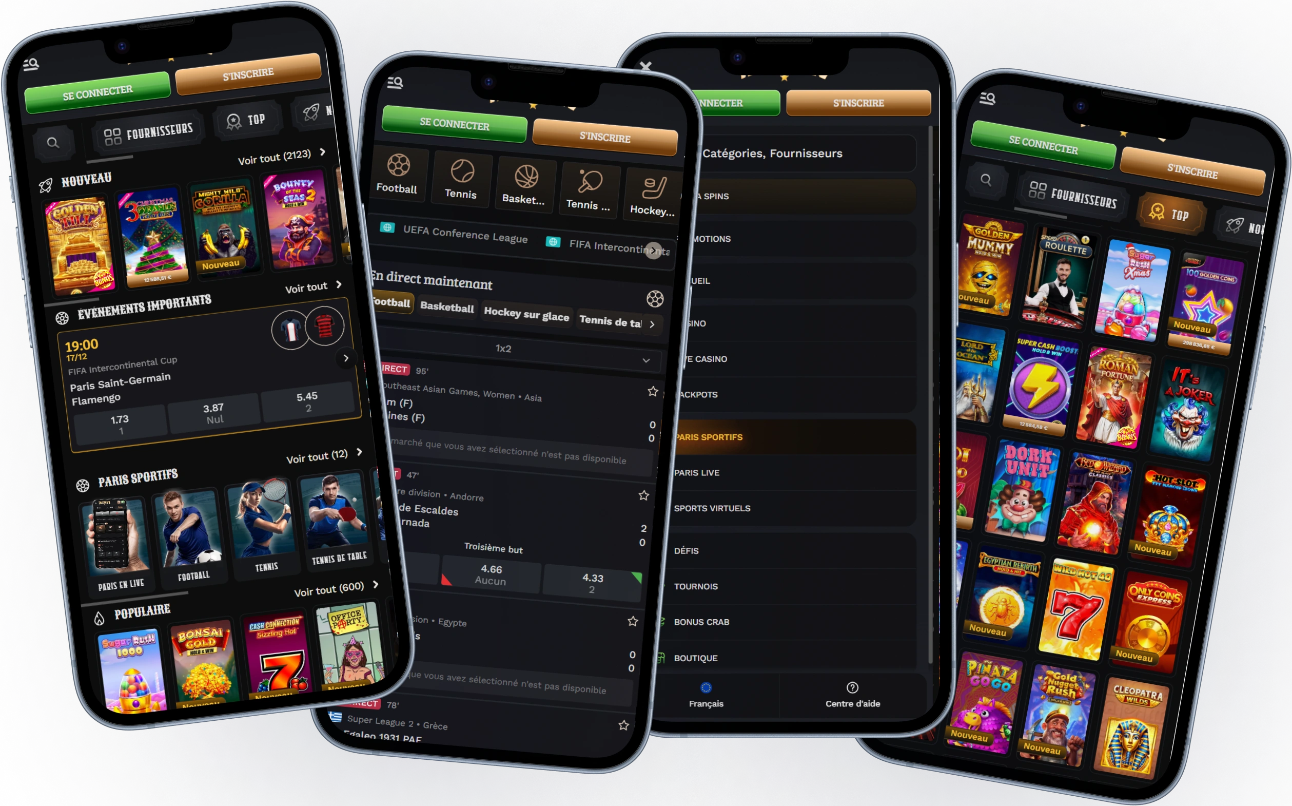 Wildsino Expérience Mobile